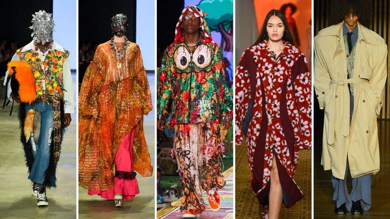 Oversized: Martins, Dario Mittmann, Herchcovitch e Hundred (Fotos: Brazil News)