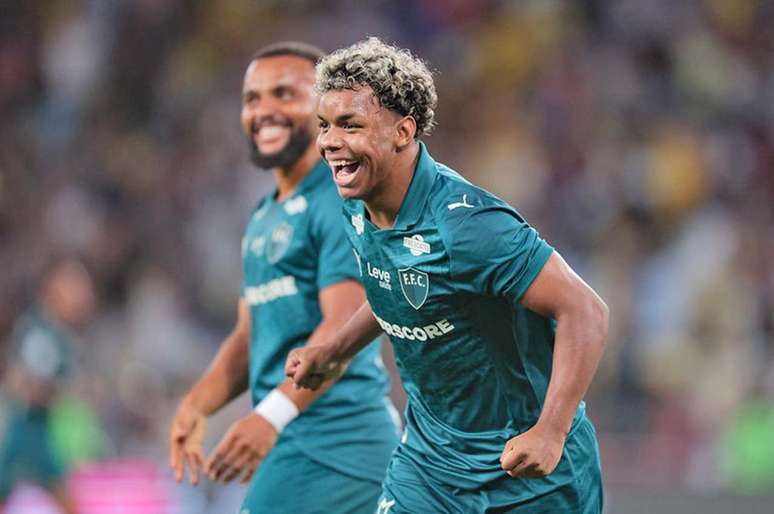 Wesley Nat&atilde; celebra gol contra o Palmeiras &ndash; Marcelo Gon&ccedil;alves / Fluminense FC
