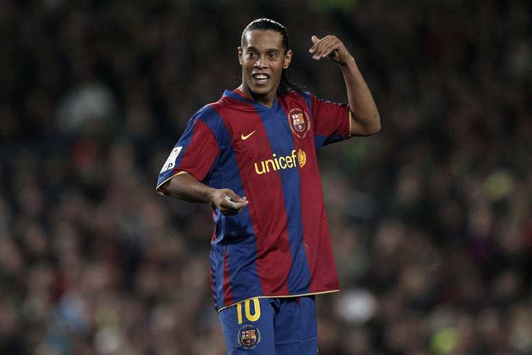 Ronaldinho brilhou no Bar&ccedil;a &ndash;