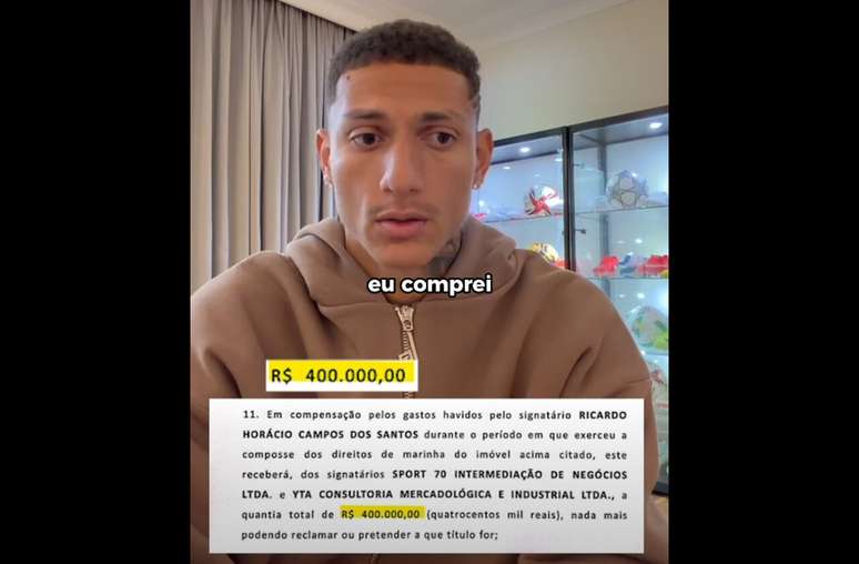 Richarlison critica lentid&atilde;o da Justi&ccedil;a sobre o caso&nbsp; &ndash;