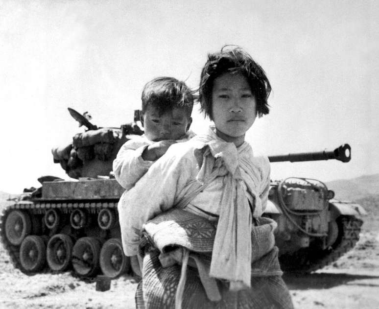 A Guerra da Coreia come&ccedil;ou em 1950 e parou com um armist&iacute;cio em 1953