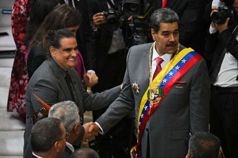 Alex Saab e Nicol&aacute;s Maduro.