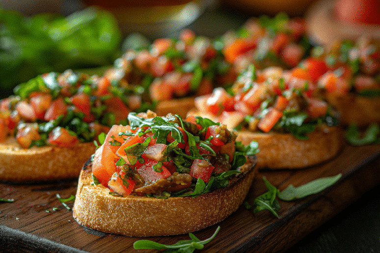 Bruschetta de tomate 