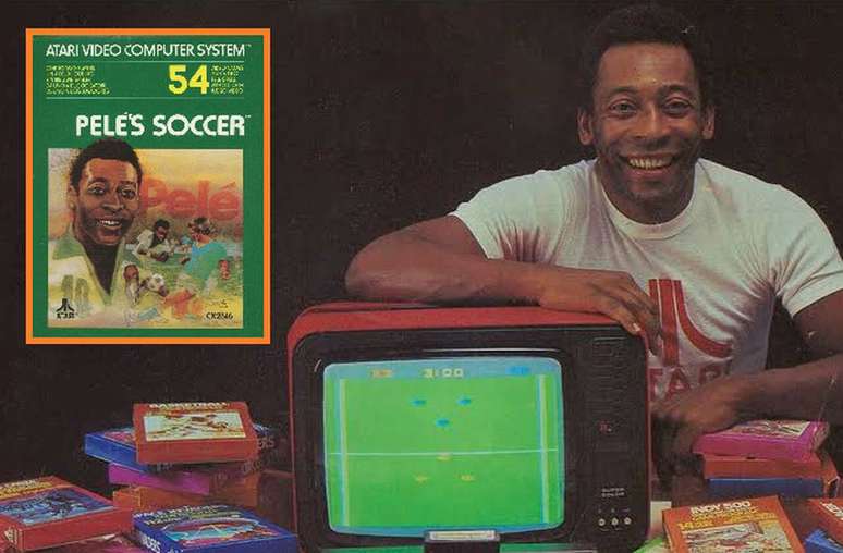 Pel&eacute; foi garoto propaganda da Atari e ganhou um game com seu nome &ndash;