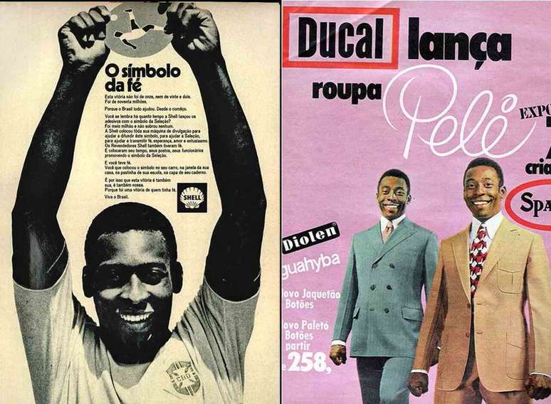 Muito antes dos influencers, Pel&eacute; era um fen&ocirc;meno na publicidade &ndash;