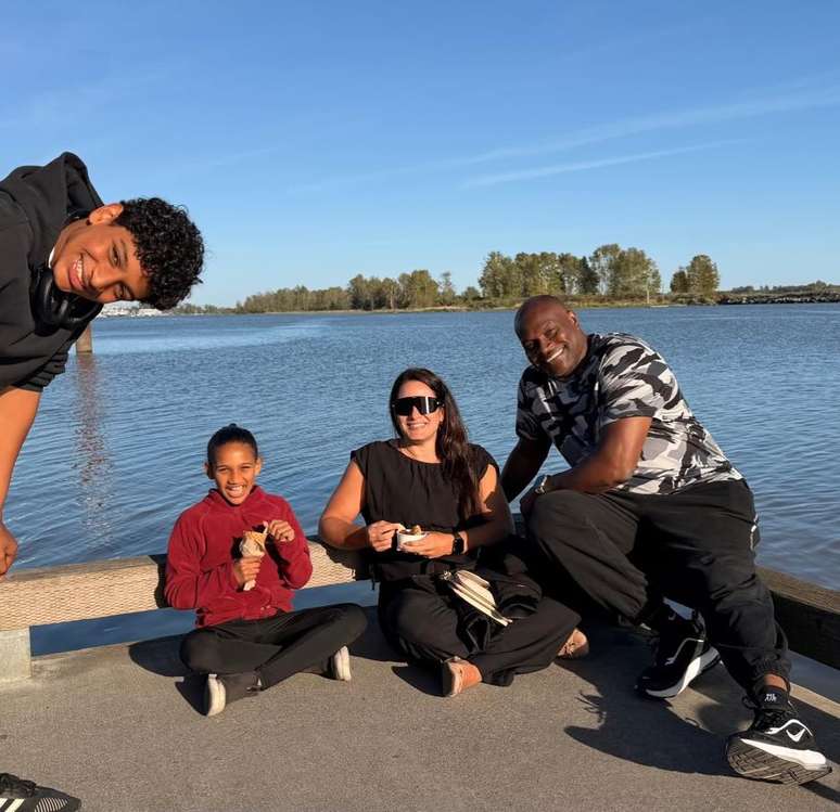 Rafael, Bia, Gabriela e Jacar&eacute;