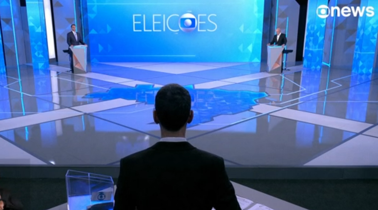 Debate entre Fl&aacute;vio Bolsonaro e Lula na Globo
