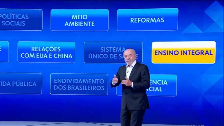 Lula escolhe tema Ensino Integral em debate da Globo
