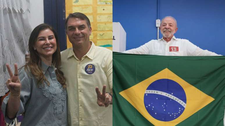 Fl&aacute;vio Bolsonaro e Lula votam no 2&ordm; turno das elei&ccedil;&otilde;es