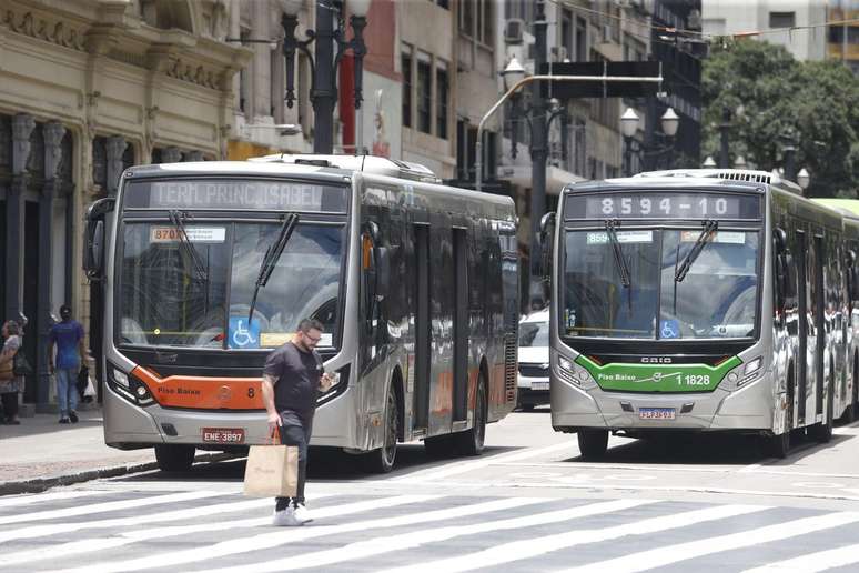&Ocirc;nibus em S&atilde;o Paulo