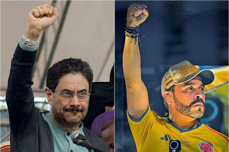 Abelardo de la Espriella (dir.) venceu Iv&aacute;n Zepeda (esq.) no segundo turno da elei&ccedil;&atilde;o presidencial colombiana por cerca de 1% dos votos