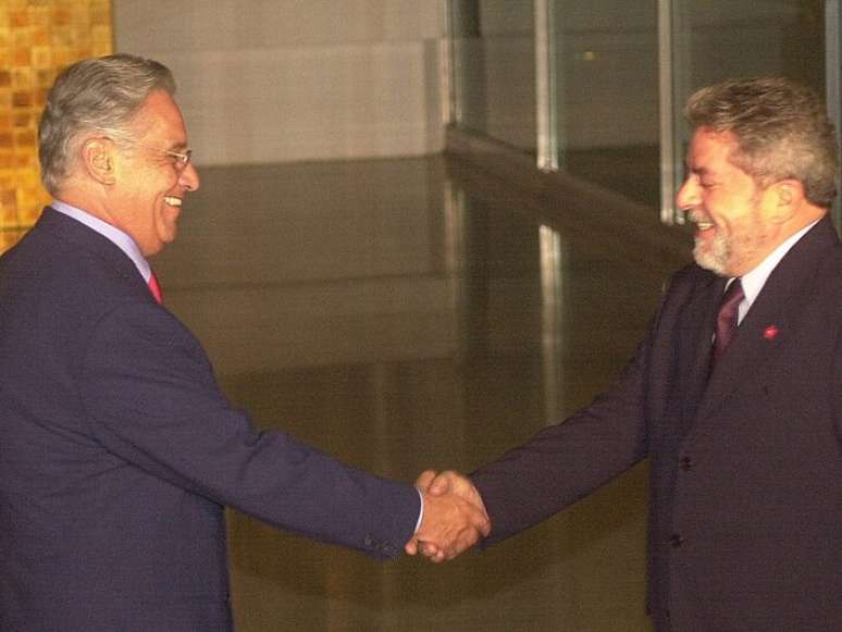 FHC derrotou Lula em duas elei&ccedil;&otilde;es e foi sucedido pelo petista na Presid&ecirc;ncia.