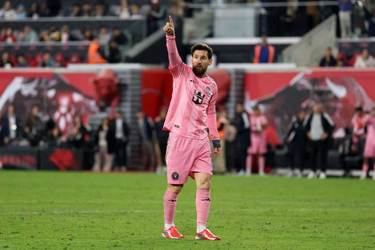 Messi na partida do Inter Miami contra o Red Bull New York &ndash;