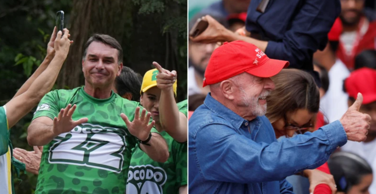 Fl&aacute;vio Bolsonaro e Lula fizeram o segundo embate direto entre bolsonarismo e lulismo