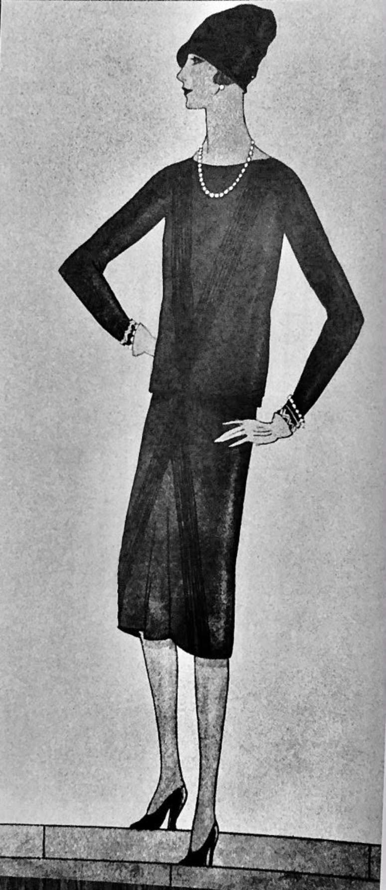 Pretinho b&aacute;sico desenhado por Chanel em 1926 
