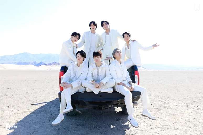 Integrantes da banda de K-pop BTS