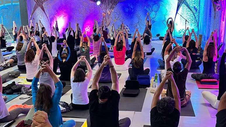 Pr&aacute;tica de yoga do Personare na Virada Sustent&aacute;vel 2022