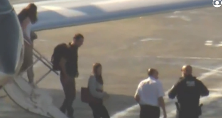 Fl&aacute;vio e a fam&iacute;lia desembarcaram nesta quarta-feira, 28, em Miami