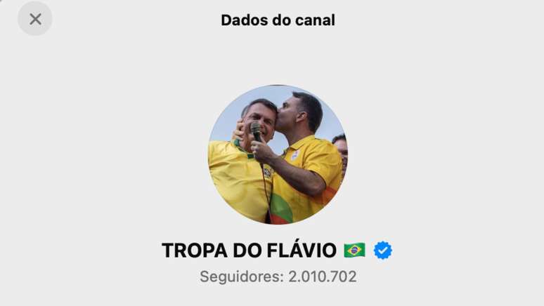 Canal 'Tropa do Fl&aacute;vio', administrado por Nikolas Ferreira