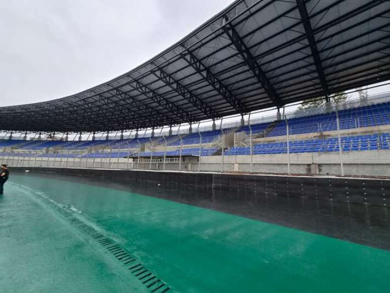 Arquibancadas do Aut&oacute;dromo de Interlagos. Local recebe o GP de S&atilde;o Paulo de F1 entre os dias 6 e 8 de novembro.