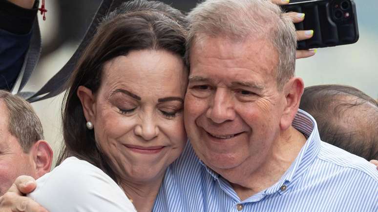 Mar&iacute;a Corina Machado e Edmundo Gonz&aacute;lez lideraram oposi&ccedil;&atilde;o ao governo de Nicol&aacute;s Maduro na Venezuela