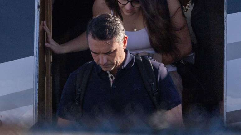 Fl&aacute;vio Bolsonaro chegou aos EUA com a fam&iacute;lia na manh&atilde; de quarta-feira (29/10)