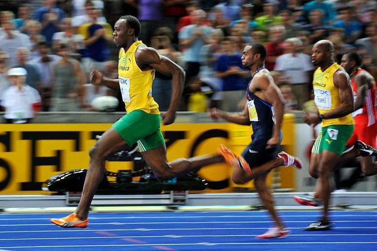 Usain Bolt conquistou seu recorde mundial correndo com velocidade pouco menor que a de um urso-polar