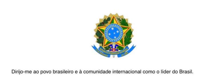 Terceira vers&atilde;o da carta de Fl&aacute;vio Bolsonaro