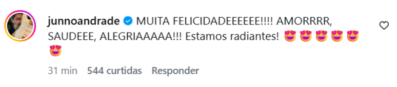 'Estamos radiantes', diz Junno Andrade, marido de Xuxa, ap&oacute;s Sasha revelar gravidez