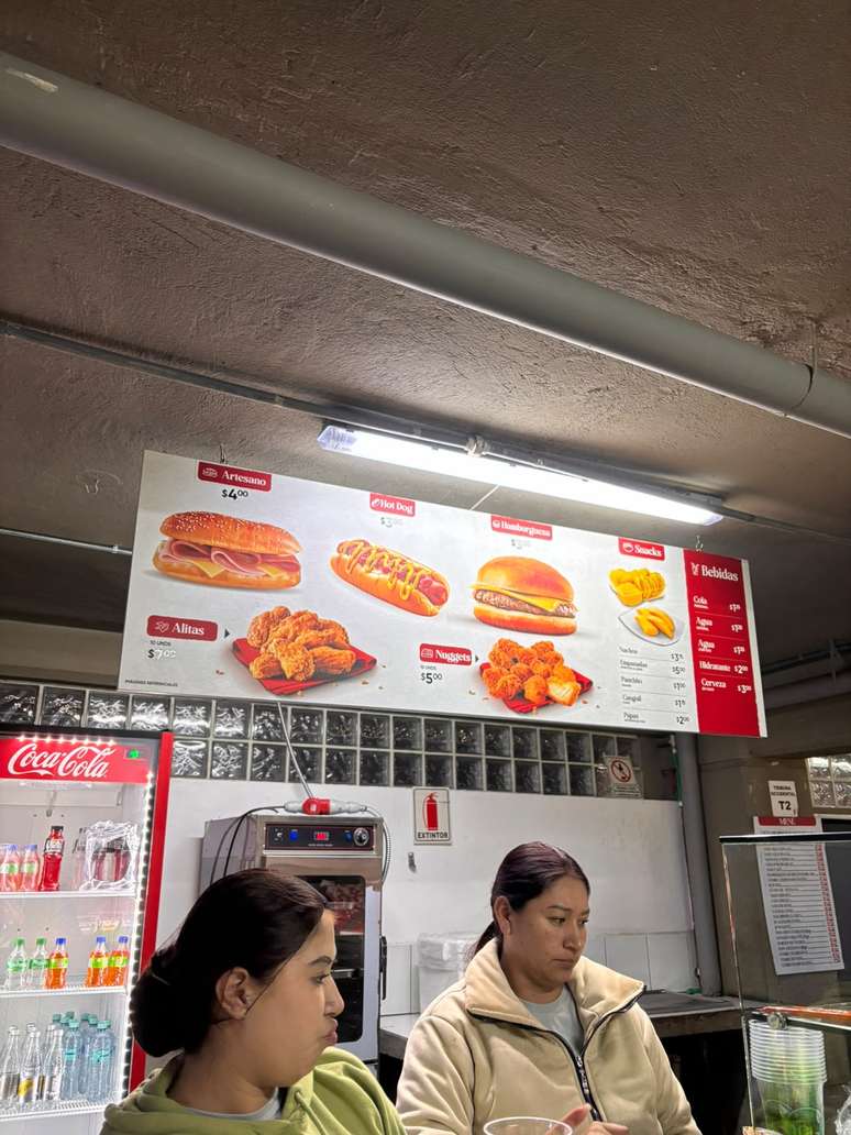 Pre&ccedil;o de comidas e bebidas na Libertadores Feminina