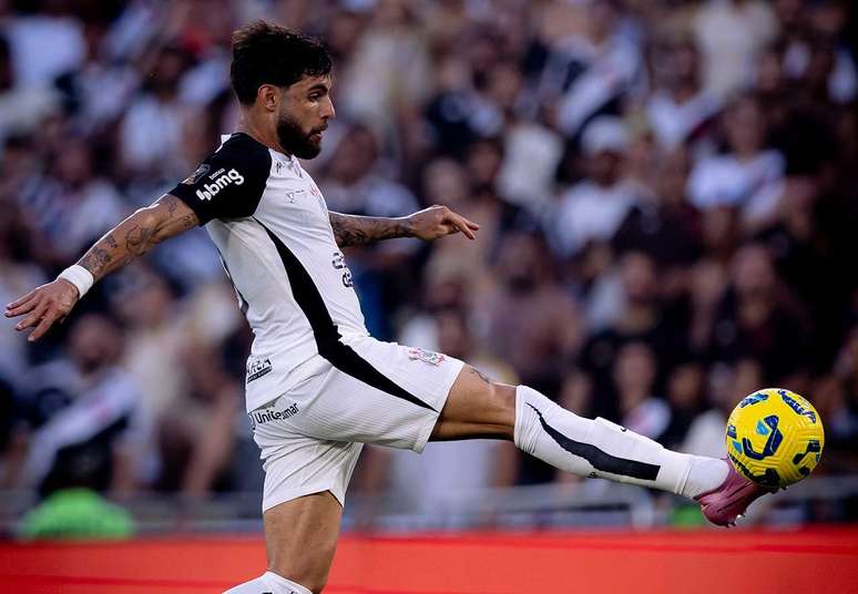 Yuri Alberto foi autor do gol no empate com o Vit&oacute;ria, no jogo mais recente na Neo Qu&iacute;mica Arena &ndash;
