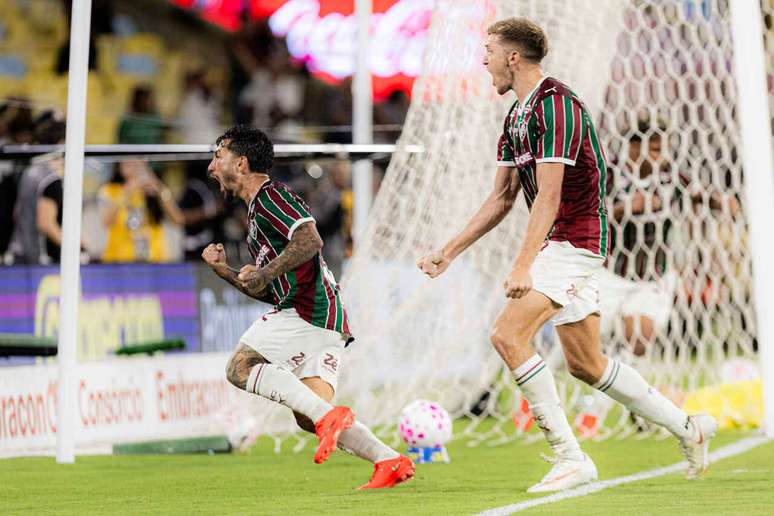 Lucho Acosta marcou o gol da vit&oacute;ria do Fluminense sobre o Internacional &ndash;
