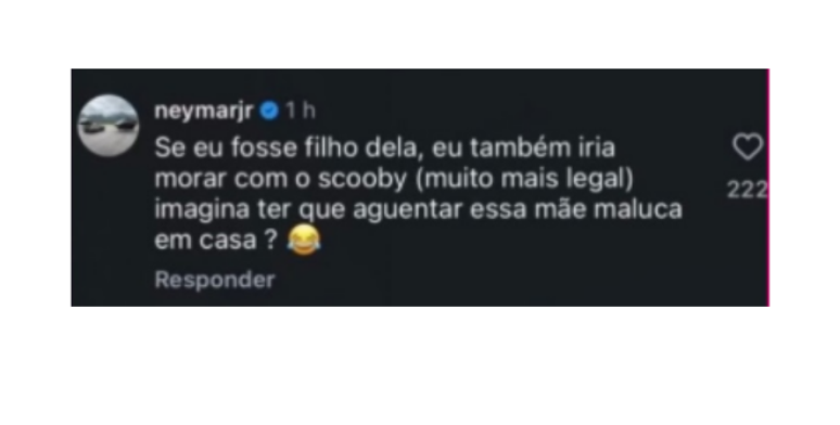 Neymar alfineta Luana Piovani