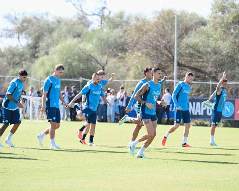 Napoli se prepara para enfrentar a Juventus neste domingo &ndash;