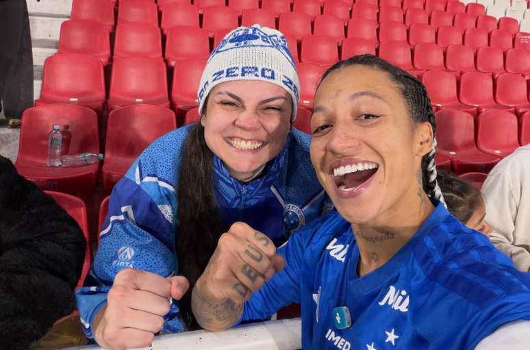 Nat&aacute;lia construiu amizade com Byanca Brasil enquanto acompanhava os jogos