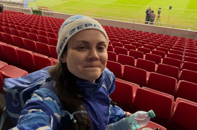 M&eacute;dica viajou de BH para Quito, no Equador, s&oacute; para ver feito in&eacute;dito do Cruzeiro feminino