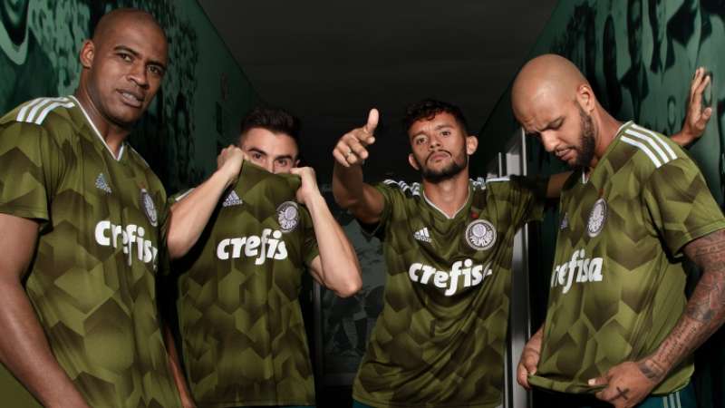 camisa palmeiras verde militar