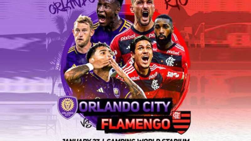 Flamengo empata com Orlando City em último jogo de pré-temporada