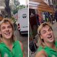 Daniel Erthal, ex-galã de 'Malhação; ganha carrinho para vender bebida nas ruas