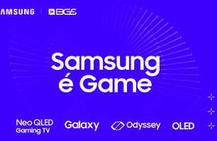 Samsung leva Smart TVs gamers para BGS com estande de 1.000m²