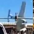 Avião de pequeno porte cai no meio de avenida e quase atinge carros nos EUA