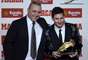 Messi levou a premia&ccedil;&atilde;o por marcar 46 gols na temporada 2012/13 do Campeonato Espanhol