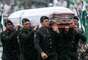 Militares entram na Arena Conda com os caixões dos mortos na tragédia com avião da Chapecoense