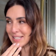 Fernanda Paes Leme se emociona ao entrar pela primeira vez em cobertura