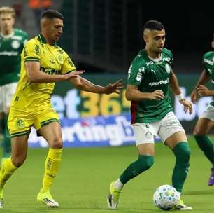 Palmeiras empata com Mirassol e vê Flamengo se aproximar na liderança