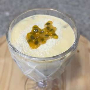 Mousse de Maracujá Proteico; para emagrecer comendo de tudo