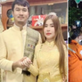 Chaturong Suksuk,de 29 anos, matou a esposa Kanchana Pachunthuek, de 44, durante festa de casamento na Tailândia Foto: Reprodução/Montagem