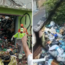 Quase 14 toneladas de lixo são retirados de casa em São Paulo Foto: Reprodução/Rádio Bandeirantes