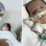 Internado há quase 9 meses, filho de Zé Vaqueiro é batizado no hospital Foto: Reprodução/Montagem
