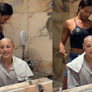 Pabllo Vittar raspa a cabeça Foto: Reprodução/TikTok